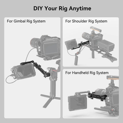 SmallRig Adjustable EVF Mount With NATO Clamp Supports Monitors For Sony for Canon Universal Camera Accessories MD3507