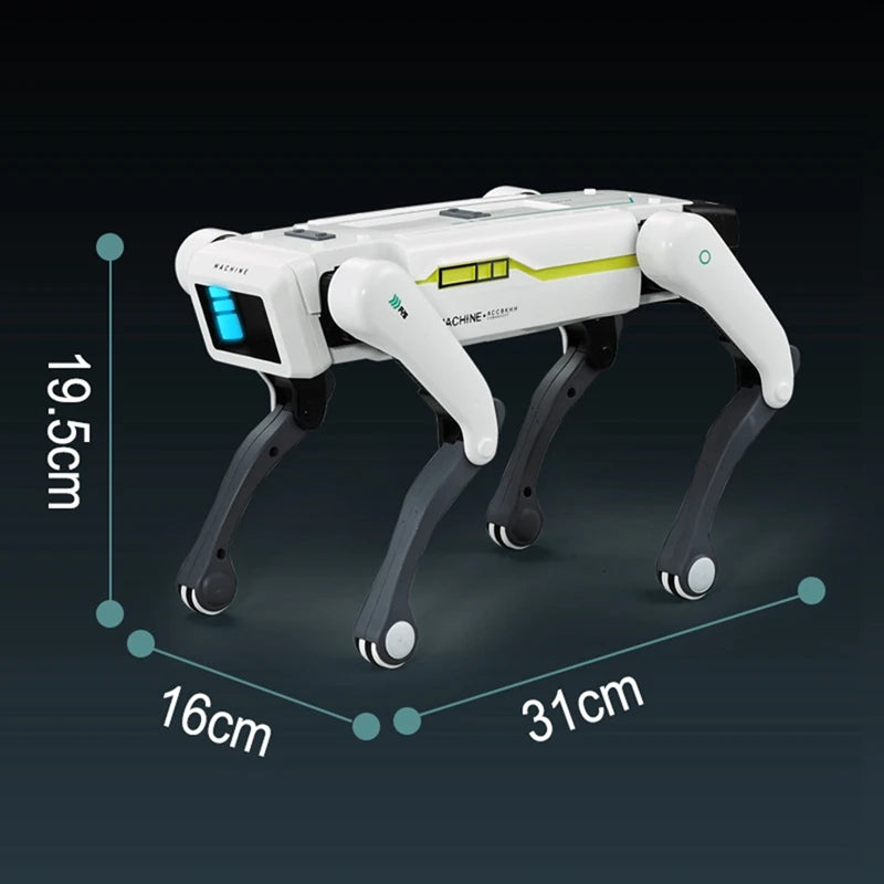 AI Robot Intelligent Machine Dog Voice Dialogue Phone Remote Control Programming Singing Dancing Machine Dog Kids Toys