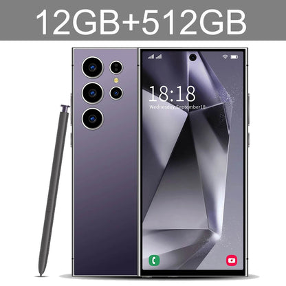 2024 new s24 ultra smartphone 6.8 HD screen cell phone 16G 1T 4G dual sim celulares android unlocked 72mp 8000mah mobile phone - MarvelouStoree