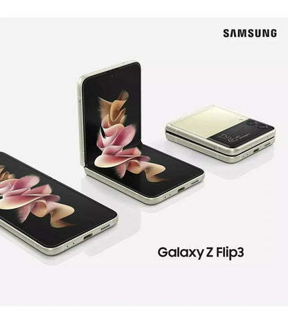 Samsung Galaxy Z Flip 3 Z Flip3 5G F711U1 F711N Original 6.7" AMOLED NFC Snapdragon Unlocked Foldable 98% New Cell Phone