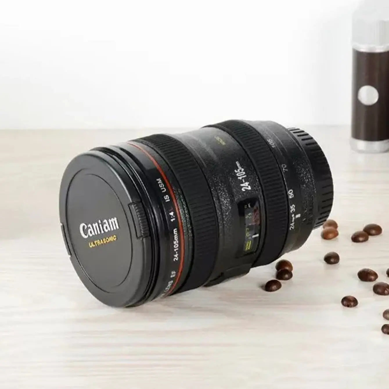 1PC lens cup DSLR camera lens cup coffee cup is not leak proof