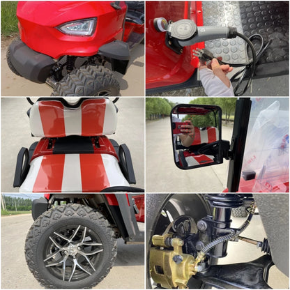 Europe And America Newly Designed 2/4/6/8/10/12 Seat 72V Club Sightseeing Car Off-road Hunting Cart Electric Golf Cart