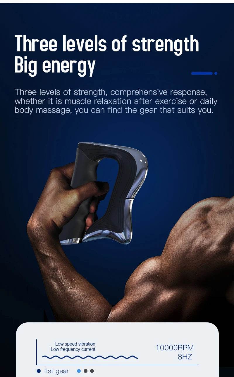 Fascia Massager Body Scraping Microcurrent Vibration Muscle Stimulator Relief Relaxation Slimming Shaping Guasha Massage Knife