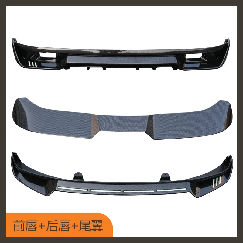 2022 Suit For Wuling Hongguang Big Surround Macarone Special Tail Wing Refitting Medium Net Explosive Front Shovel Rear Lip Mini