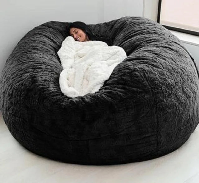 Beanbag Artificial Fur Bean Bag Bean Sofa Can Source Factory Direct Sales