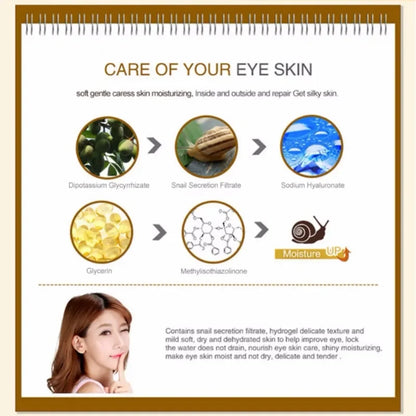 Snail Cream Collagen Face Anti Aging Whitening Moisture Facial Firming Serum Anti Wrinkles Eye Bags Korean Skin Care Product 60g