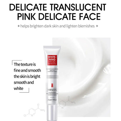 Face Freckles Cream Whitening Skin Remove Melasma Dark Spots Lighten Remover Moisturizing Brightening Cream 20g Skin Care