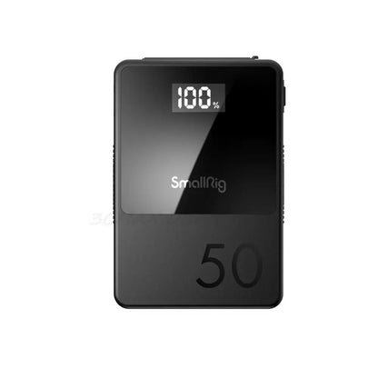 SmallRig VB50 14000mAh Mini V Mount battery OLED Display USB-C PD Fast Charging For Camera Camcorder Monitor Video Light 3579