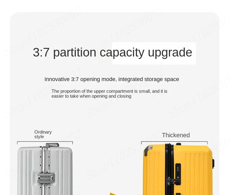 Large Capacity Suitcase 20" 24" 30" 32inch Brakes Universal Wheel Luggage Bag Men Rolling Password Trolley Case Women Travel Bag