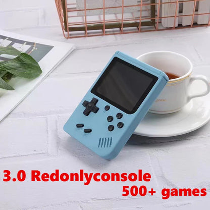 Retro Portable Mini Handheld Video Game Console 8-Bit 3.0 Inch LCD Color Kids Game Player Built-in 500 games For Kid Xmas Gift