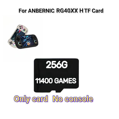 For Anbernic RG40XX H Game TF Card Plug&play Pre-install Retro Games PSP 256G Memory Handheld Gaming SD Card System Card RG40XXH - MarvelouStoree