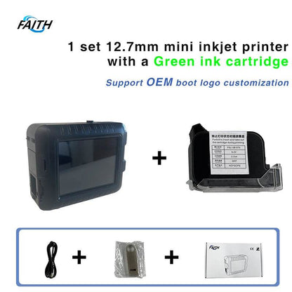 Faith 25 languages handheld small portable thermal mini printer logo imprimidora portatil Printable мини принтер with cartridge - MarvelouStoree