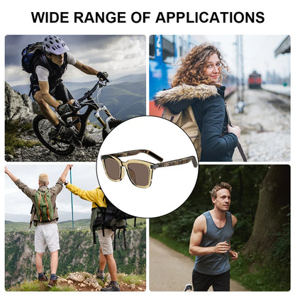 Smart Audio Sunglasses Bluetooth-Compatible 5.3 Built-In Microphone & Speaker Sports Sunglasses Smart Glasses for Driving Sports