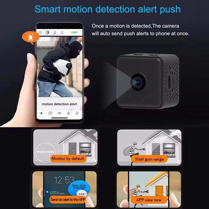 Mini Camera 1080p Wireless Wifi Remote Monitor Camera Home Ip Camera Motion Detection Recorder Super-long Battery Life