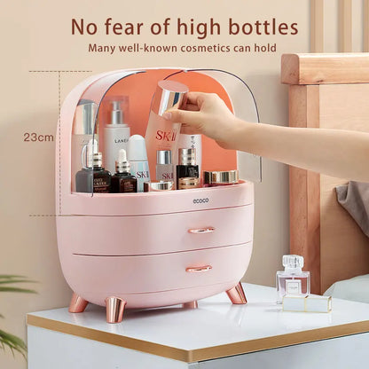 Makeup Container Polish Box Desktop Storage Organizer Makeup Drawer Large Box Cosmetic Capacity Storage Nail Jewelry