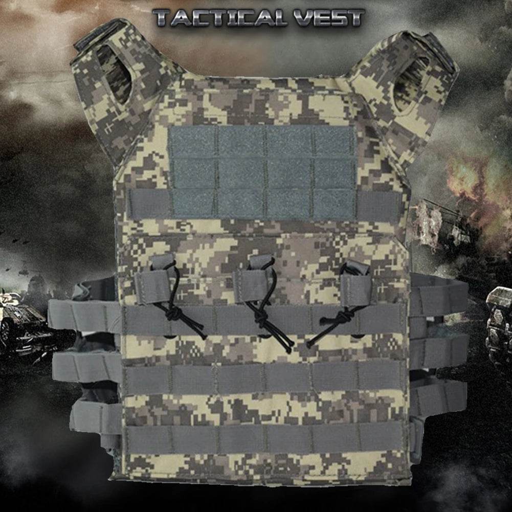 Military Tactical Vest Waterproof Outdoor Body Armor Lightweight JPC Molle Plate Carrier Hunting Vests CS Game Jungle Equipment - MarvelouStoree