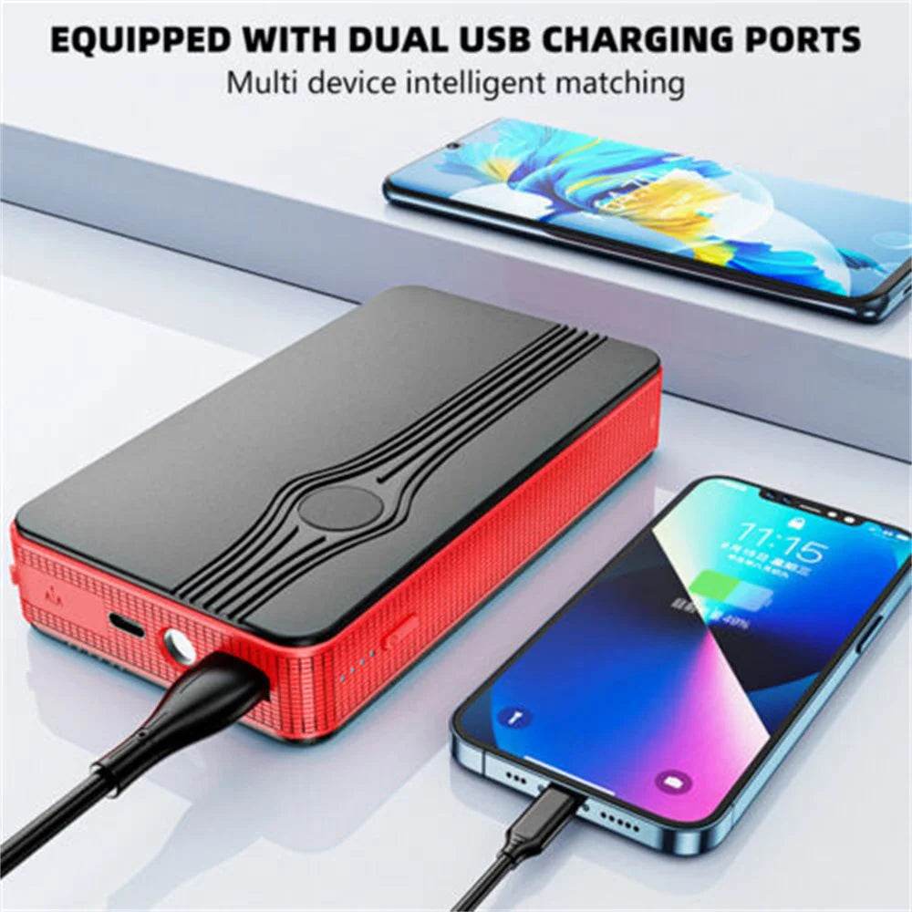 Car Jump Starter 600A Car Battery Starting Tool Car 12V Battery Boost Charger Power Bank 20000mAh Emergency Start Device - MarvelouStoree