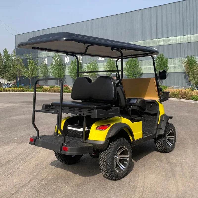 2024 New 4000W/5000W New Energy Golf Car 60V/72V Lithium Battery 4 Wheel 6 Seat Sightseeing Electric Golf Cart - MarvelouStoree