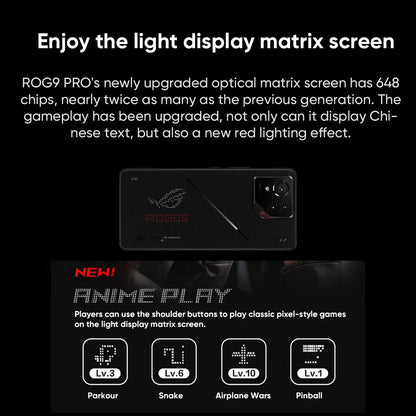 ASUS ROG Phone 9&9pro Gaming Phone Snapdragon Supreme Edition Matrix Liquid Cooling 185HZ Samsung E6 Gaming Screen