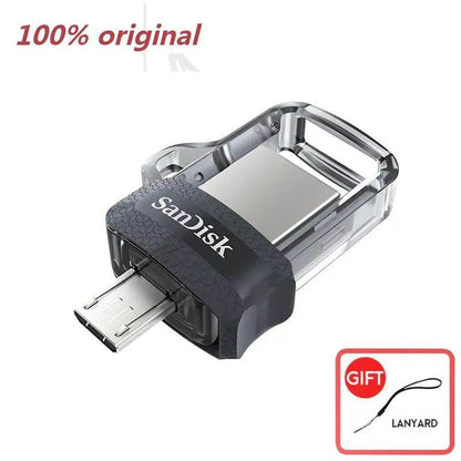 Sandisk PenDrive USB3.0Extreme High Speed 150M/S Dual OTG USB Flash Drive 64GB 128G 32GB 256GB Pen Drive USB3.0 PenDrive Genuine - MarvelouStoree