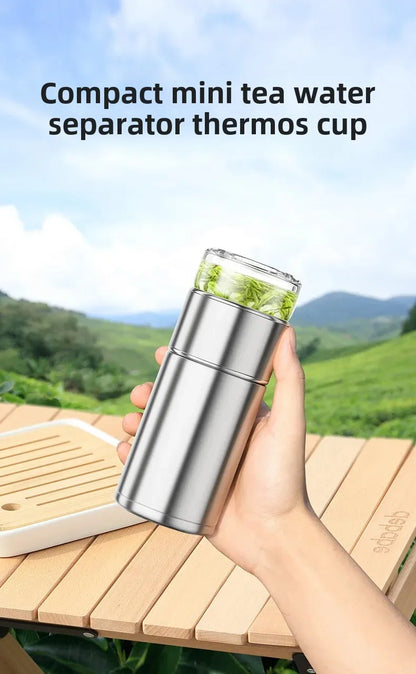 Portable Stainless Steel 316 Heat Preservation Cup Men Women's Small Tea Brewing Cup Net Weight Loss Gift Water Cup