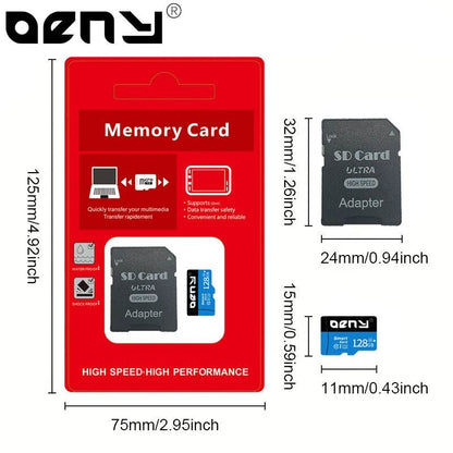 Micro TF SD Card 512GB 256GB 128GB 64GB 32GB 16GB 8GB Memory Card Flash Class 10 SD Card 256GB SD TF Flash Memorycard For Phone - MarvelouStoree