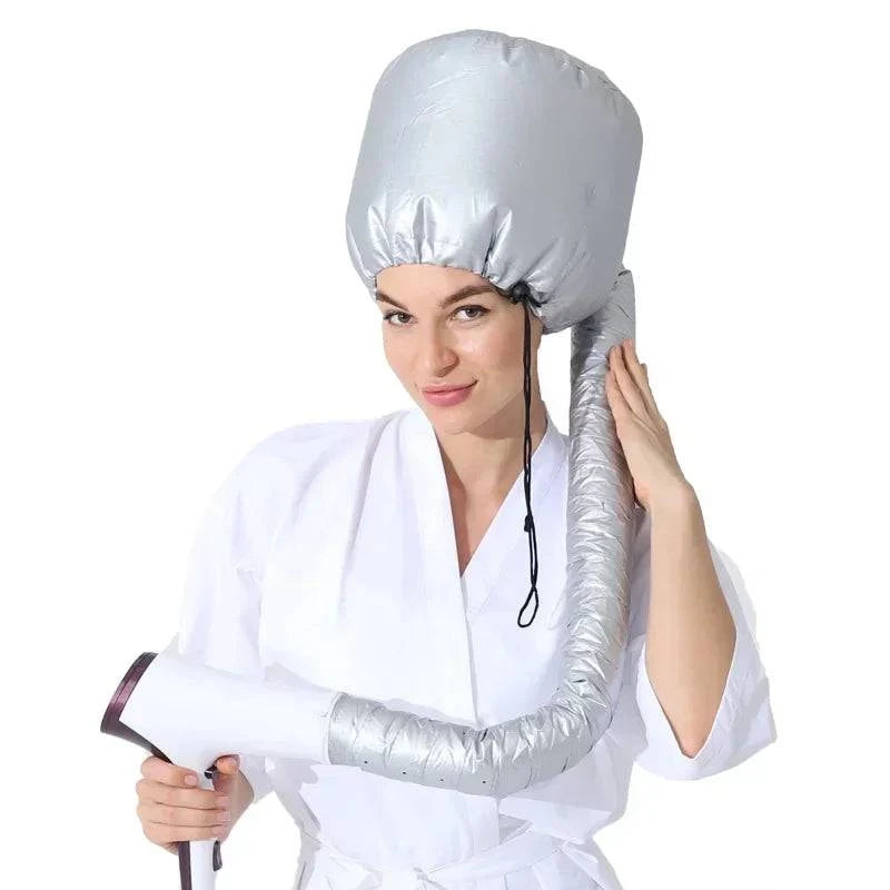 Portable Hair Bonnet Dryer Cap Lazy Man Hair Dryerr Cap Quick Dry Hair Dryer Heating Set Oil Baking Cap Household Fast Dry