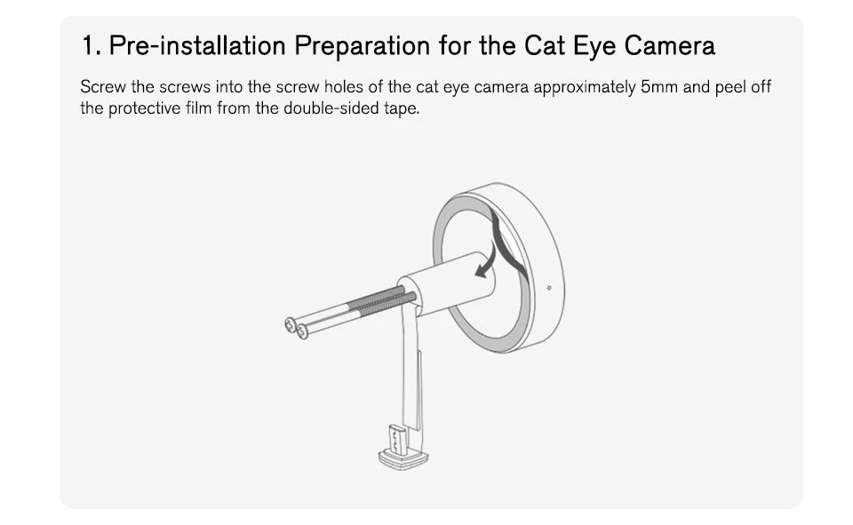 Xiaomi Smart Cat's Eye 1S Security Protection 5-inch IPS Screen Video Doorbell 1080P Camera HD Night Vision WiFi App Alarm