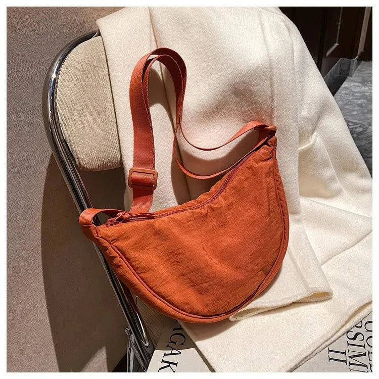 Casual Nylon Hobos Crossbody Bag for Women Designer Shoulder Bags Large Capacity Tote Lady Travel Shopper Bag Female Purses 2024