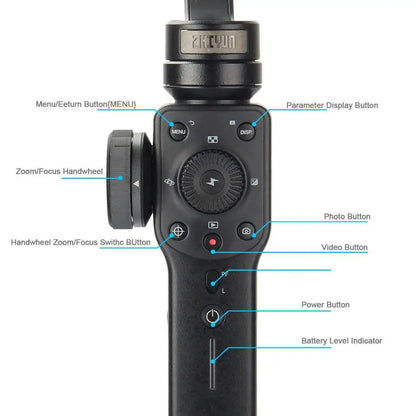 Zhiyun Smooth 4 3-Axis Focus Pull & Zoom Capability Handheld Gimbal Stabilizer for Smartphone Like iPhone X 8 7 Plus 6 Plus Sams