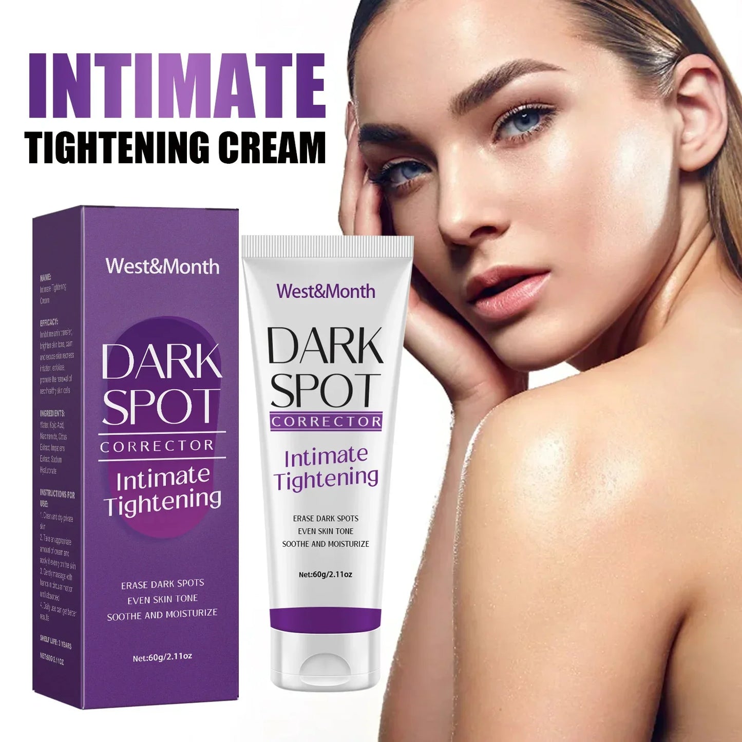 Nicotinamide Brightening Cream For Dark Skin Effective Lighten Thigh Inner Bleach Remove Melanin Private Parts Brighten CreamNEW