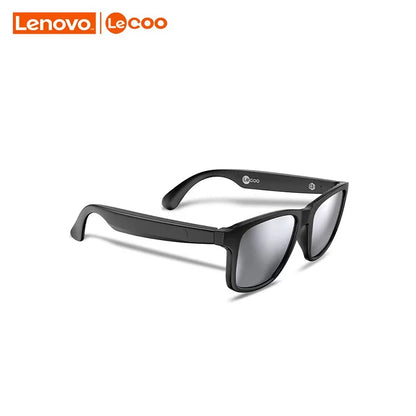 New Lenovo Lecoo C8  Lite Sunglasses Earphone Bluetooth 5.3 Outdoor Sport HiFi HD Call Eyeglasses Anti Blue Wireless Driving