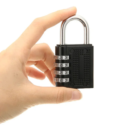 Metal 4-digit code lock outdoor waterproof padlock suitcase luggage code lock home locker code padlock room security lock