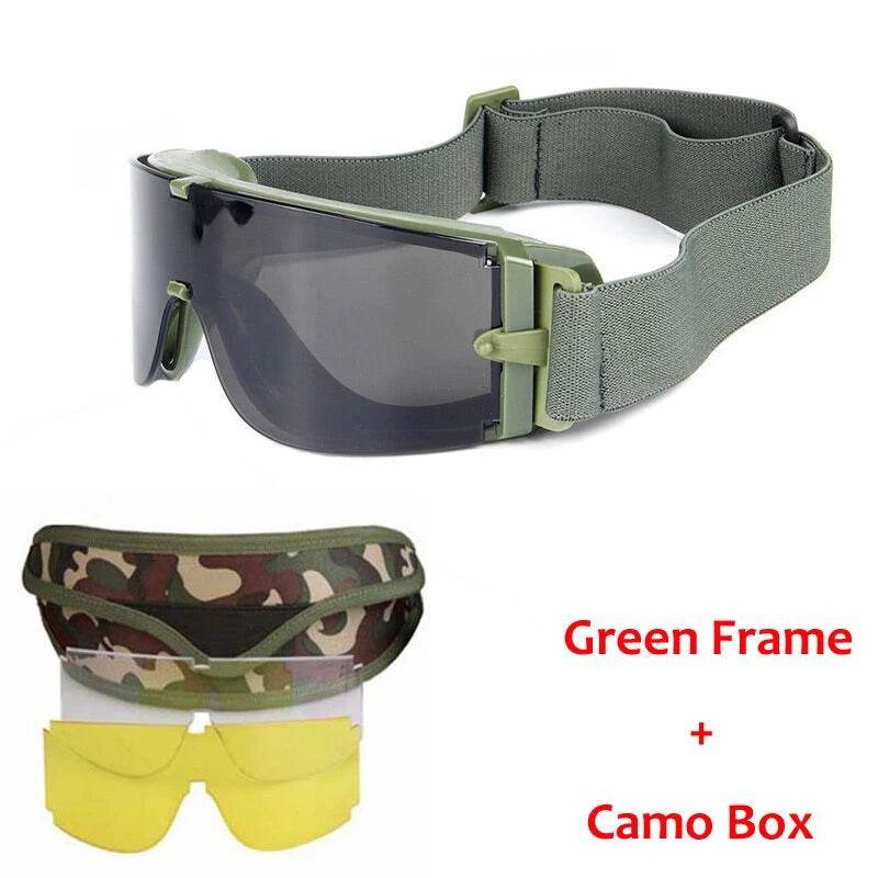 Special Forces Tactical Glasses Bulletproof Shooting Goggles X800 Explosion proof War Games Glasses Windproof and Sandproof