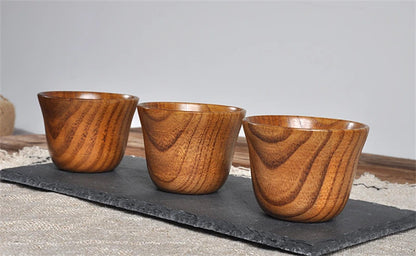 Wooden Big Belly Cups Handmade Natural Spruce Wood Cups Beer Tea Coffee Milk Water Cup Kitchen Bar Drinkware for Kitchen