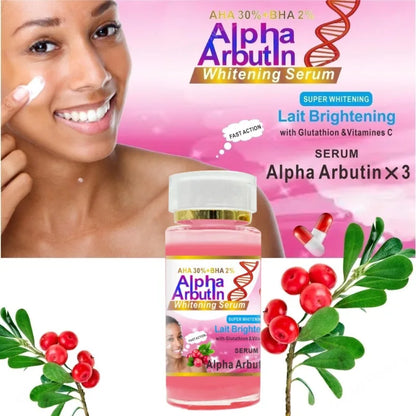 Alpha Arbutin Serum AHA 30%+ BHA 2% Keeps Face Smooth Brightening Moisturizing Improving Dullness Dark Skin Beauty Care Cream