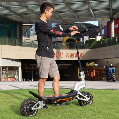 TITAONE-X Carbon Fiber Escooter with App 4000w dual motor 11inch Fat Tire Fast Speed Electric Scooter