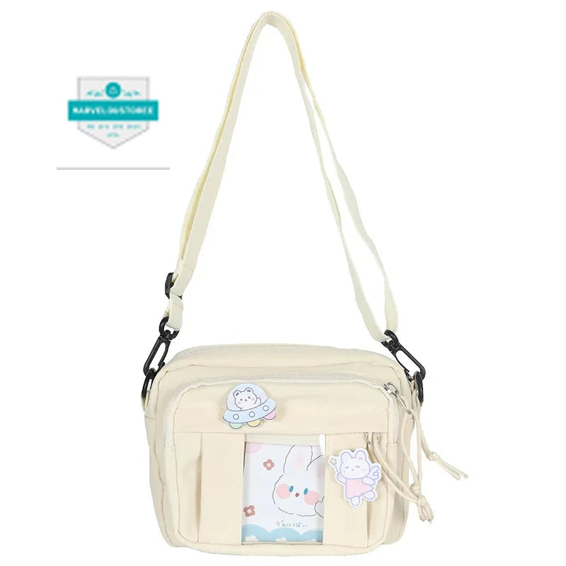 New Kawaii Bag Girls 2024 New JK Transparent Bag Small Crossbody Bag For Women Purses and Handbags Shoulder Bag Itabag Bolso