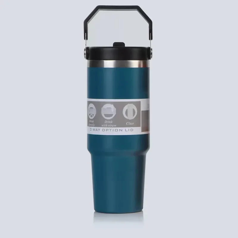 30oz Portable Ice Bullion Cup 304 stainless steel insulated cold coffee cup Portable car cup wholesale