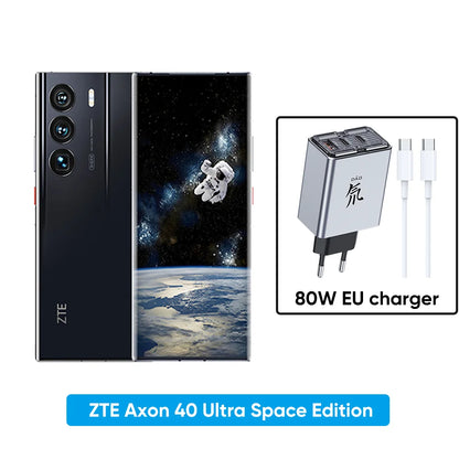 ZTE Axon 40 Ultra Space Edition 5G Smartphone with UDC Tech Snapdragon 8Gen1 6.8" 120Hz AMOLED Screen Dual SIM 5000mAh 18GB+1TB