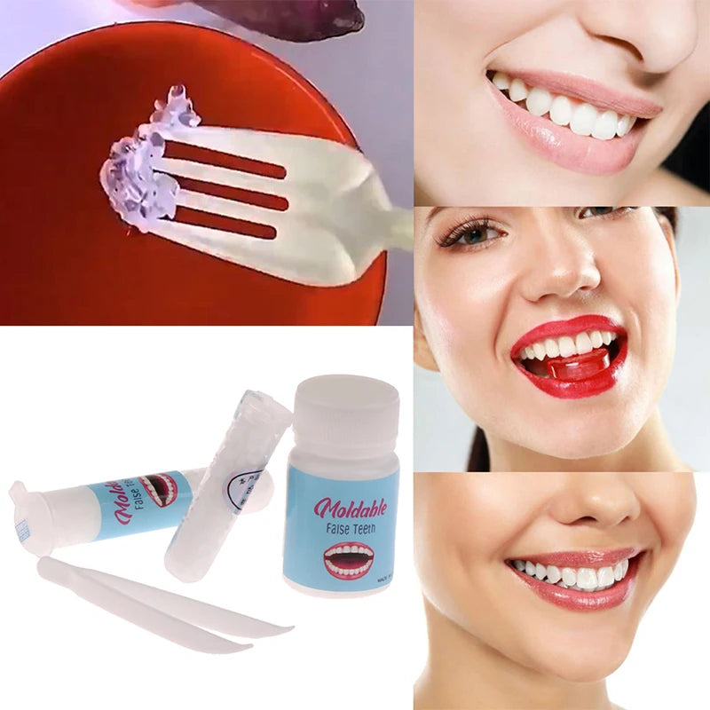 10g-30g Temporary Tooth Repair Kit Teeth And Gaps FalseTeeth Solid Glue Denture Adhesive Teeth Whitening Tooth Beauty Tool