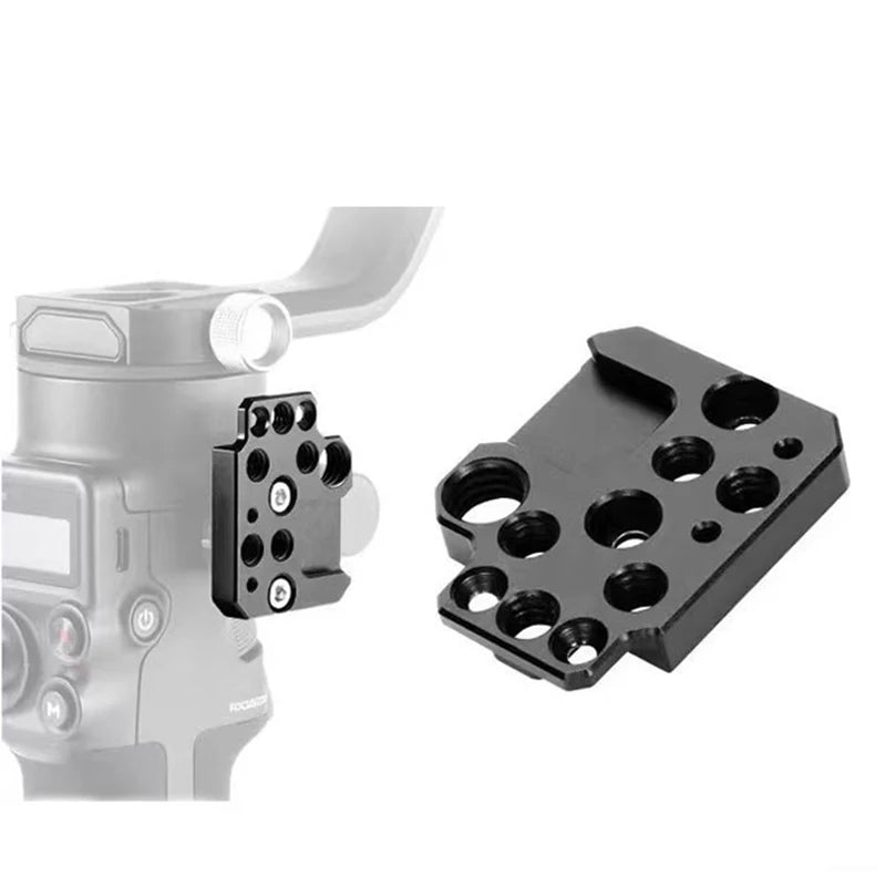 Quick Release Plate Camera Stabilizer Expansion Mounting Base with Cold Shoe Mount for DJI Ronin S SC RS2 RS3 Accessories