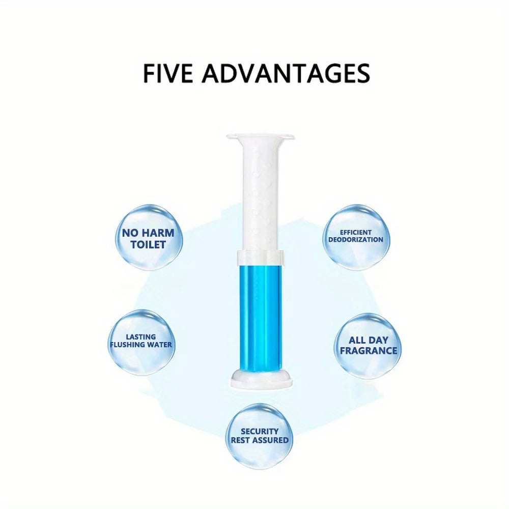 6in 1box floral toilet cleaning gel toilet deodorizing cleaner air freshener aromatherapy deodorizing cleaning and removing odor