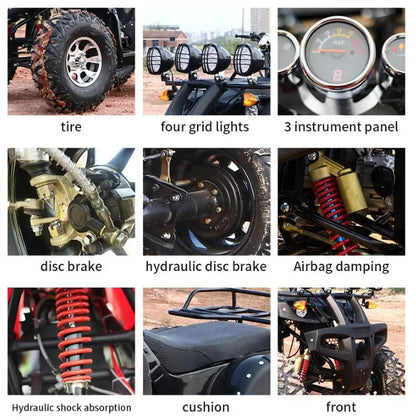 125cc 150cc 200cc 4x4 atvs utvs off road cuatrimoto four wheel off-road motorcycle ATV UTV farm motor 4 wheeler quad moto bike