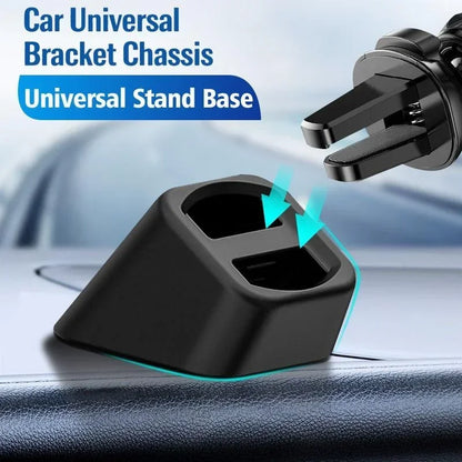 Universal Wireless Car Charger Stand Base Dashboard Mount Auto Mobile Phone Holder Bracket Air Outlet Clip Accessories Air Vent