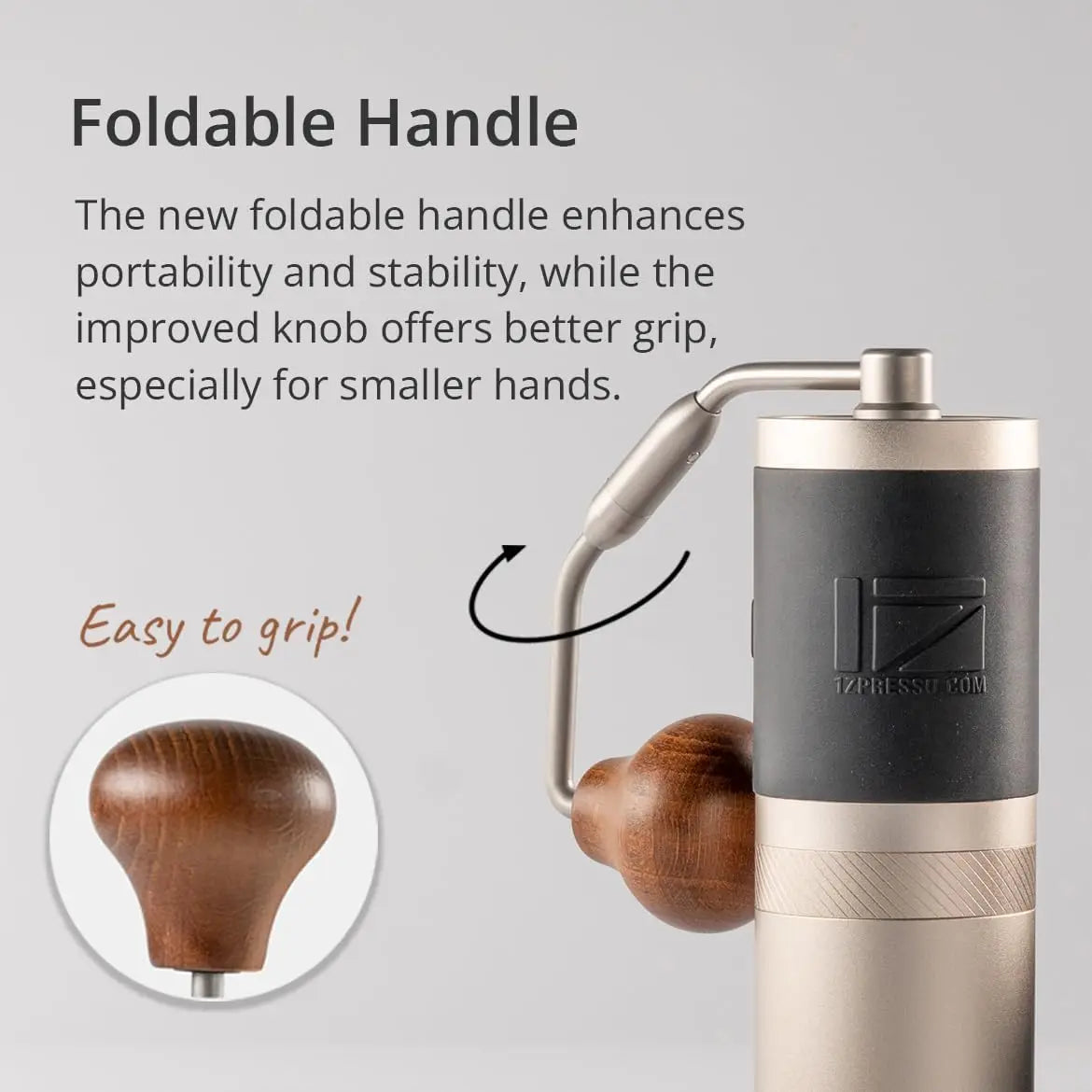 Coffee Grinder Silver Capacity 35g with Assembly Stainless Steel Conical Burr - Numerical Internal Adjustable