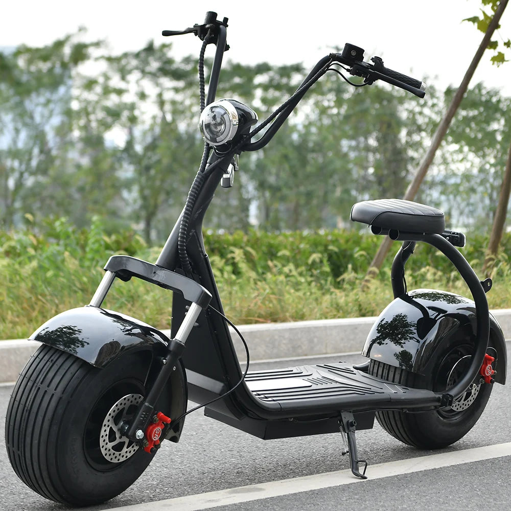 60V25AH 4000W Motor Citycoco Electric Scooter 18 Inch Snowfield Off-road Tire Max Speed 70-80KM/H Max Load 250KG USA STOCK