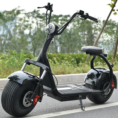 60V25AH 4000W Motor Citycoco Electric Scooter 18 Inch Snowfield Off-road Tire Max Speed 70-80KM/H Max Load 250KG USA STOCK