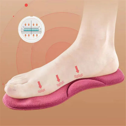 Self Heated Thermal Insoles for Feet Warm Memory Foam Arch Support Cushion for Women Winter Sports Shoes Self-heating Shoe Pads