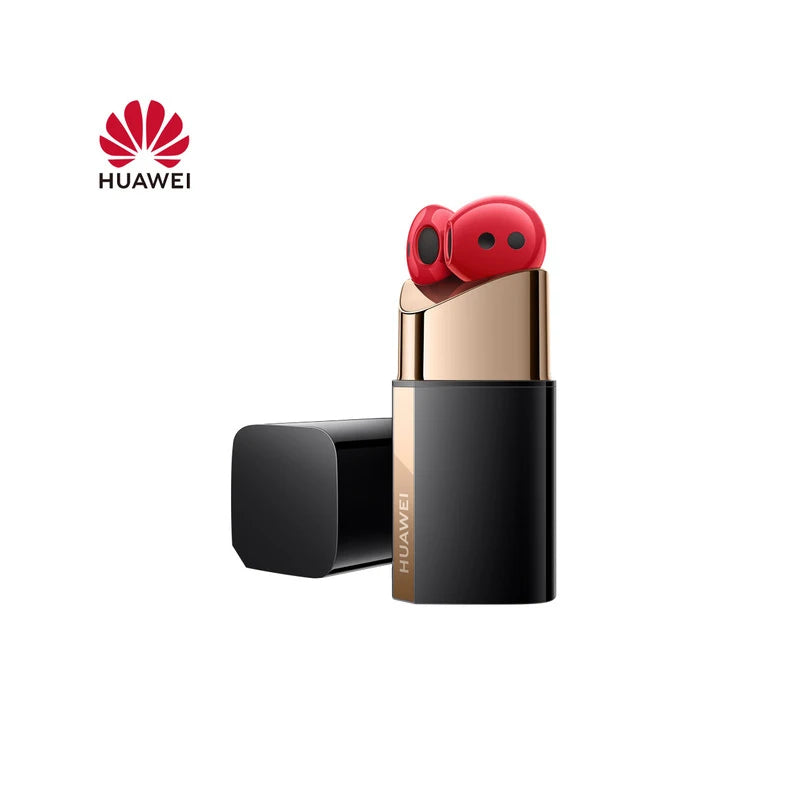 Huawei FreeBuds Lipstick Headphone Original High Resolution Sound Air-Like Comfort Open-Fit Active Noise Cancellation 2.0 Red